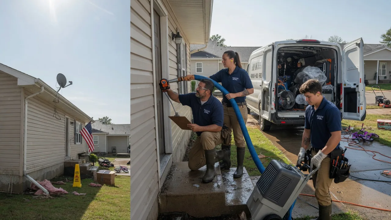 Ceiling Water Damage Restoration in Thayer, KS near me